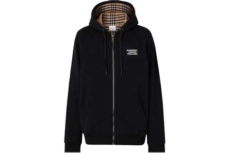 burberry zip up hoodie stockx